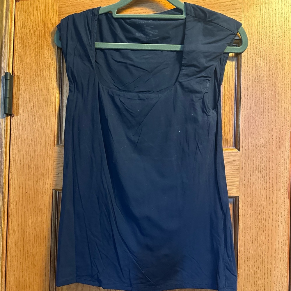 White House Black Market Navy Blue Camisole